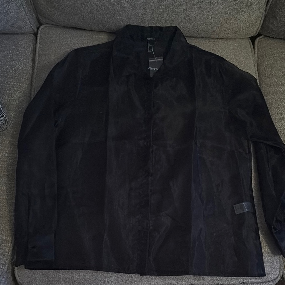 Black Button-Up Shirt